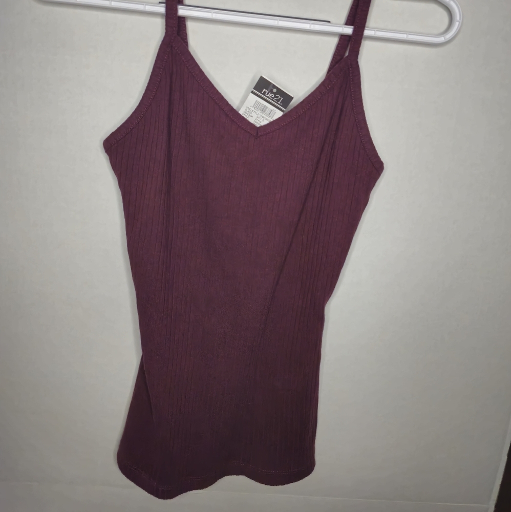 RUE21 WOMEN'S RIBBED TANK TOP SIZE MEDIUM